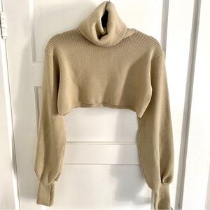 Orseund Iris Cropped Turtleneck Sweater (Medium) ***ARCHIVED STYLE***